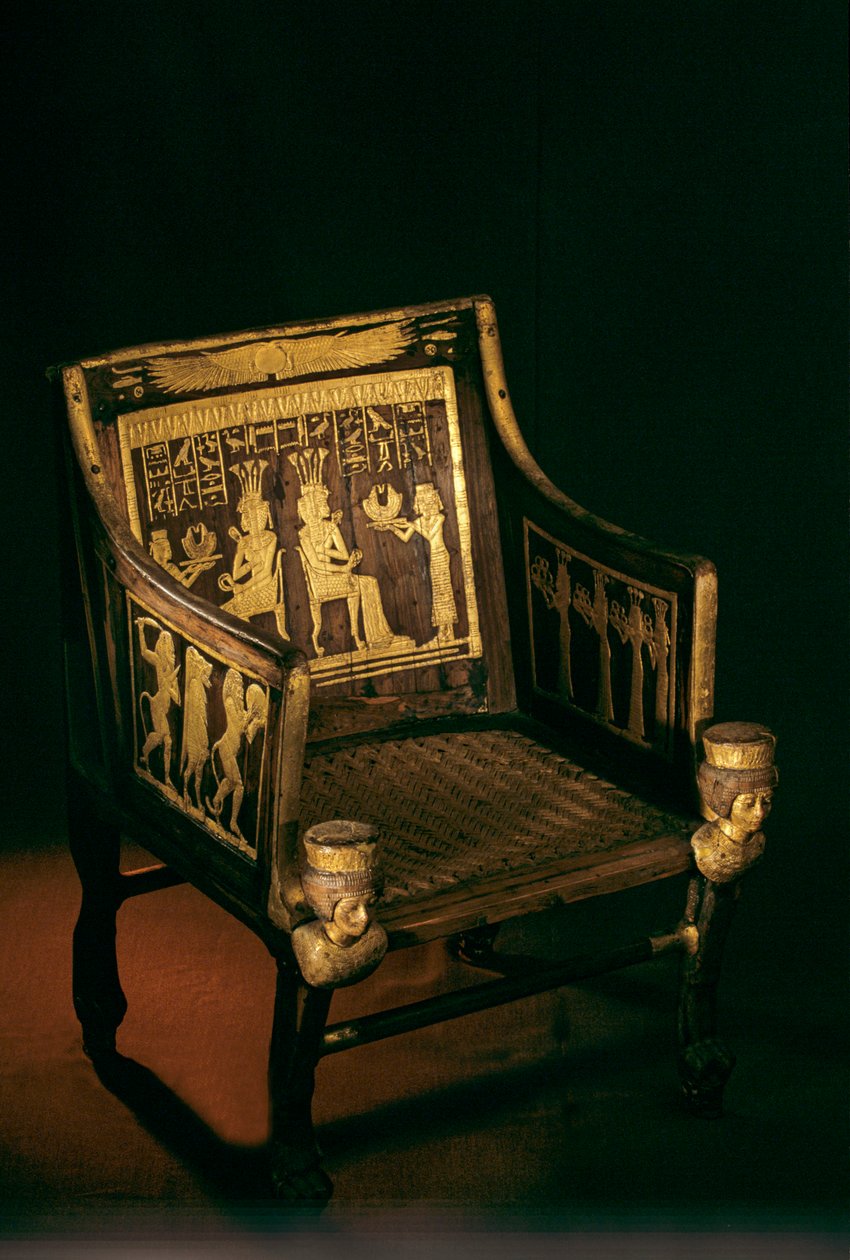 Sitamun hercegnő, "Amun lánya" (Kr. e. 1370 körül - ismeretlen) széke egy ókori..., 2009 (fotó) alkotó: Kenneth Garrett