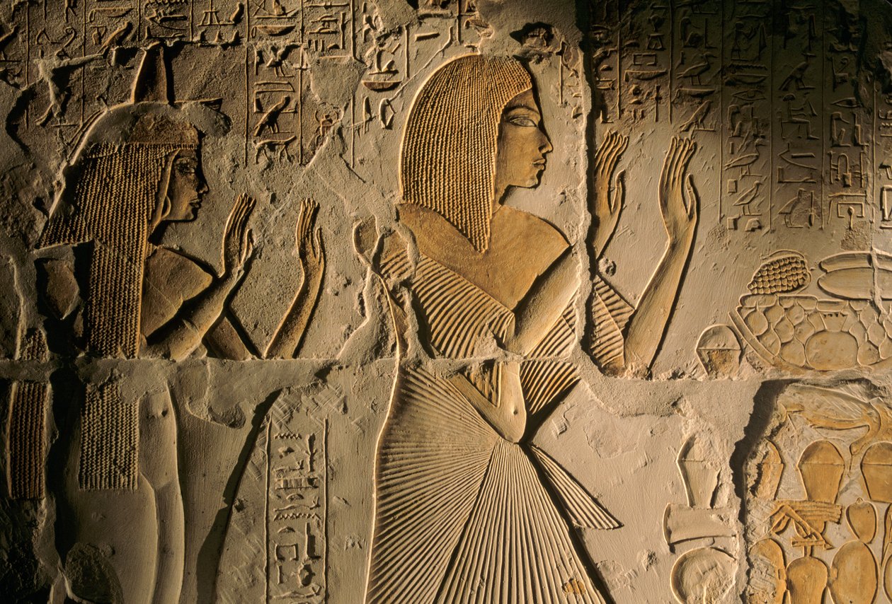 Egyiptom; Amarna; mm6741; Régészet; 18. dinasztia;Maya sírja, Sakkara, Szakkara, Újbirodalom, 2001 (fotó) alkotó: Kenneth Garrett