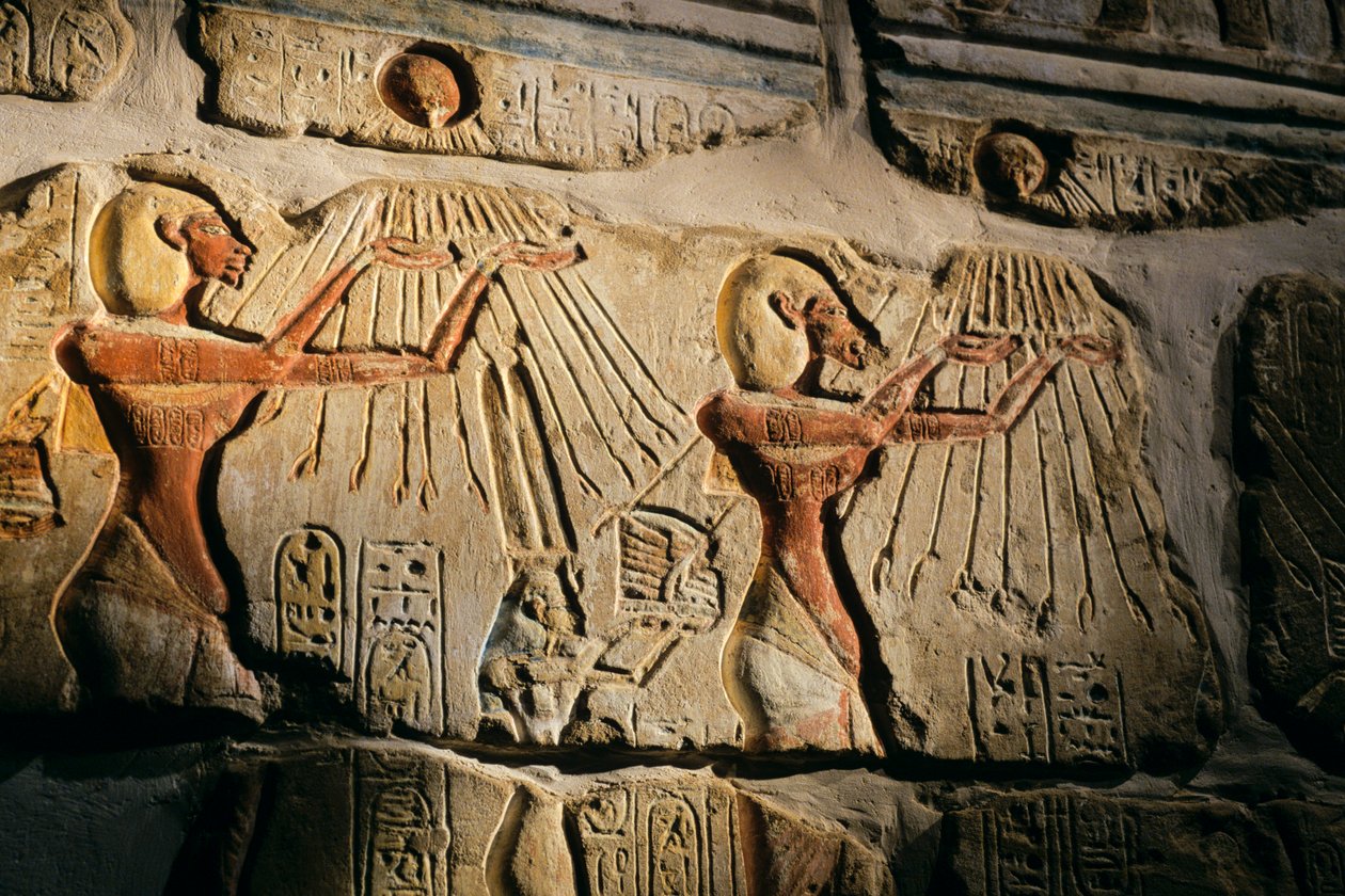 Egyiptom; Amarna; mm6741; Régészet; lelet; 18. dinasztia; Akhenaten; Amenhotep IV,..., 2001 (fénykép) alkotó: Kenneth Garrett