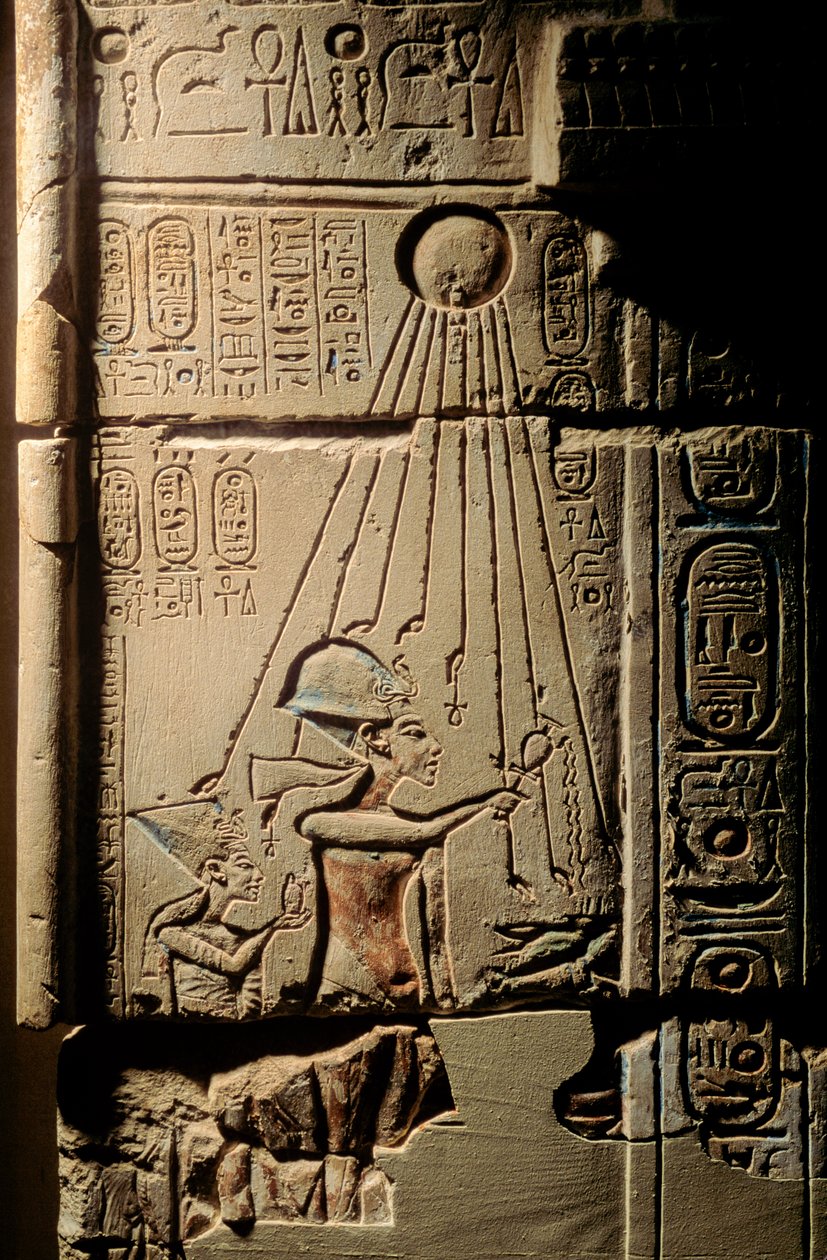 Egyiptom; Amarna; mm6741; Régészet; lelet; 18. dinasztia; Akhenaten; Amenhotep IV;..., 2001 (fénykép) alkotó: Kenneth Garrett