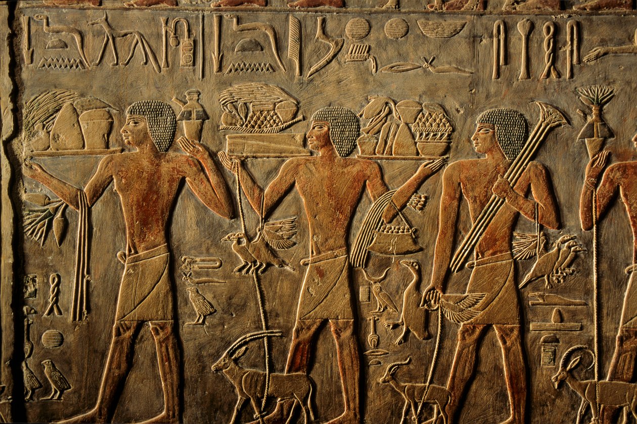 Egyiptom; Óbirodalom; Szakkara; Sakkara; Ptah Hotep sírja; Örökkévalóság alkotó: Kenneth Garrett