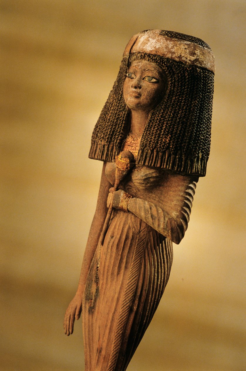 Lady Resi síremléke; figurine; Amenhotep III uralkodása. Resi volt lánya..., 2009 (fénykép) alkotó: Kenneth Garrett