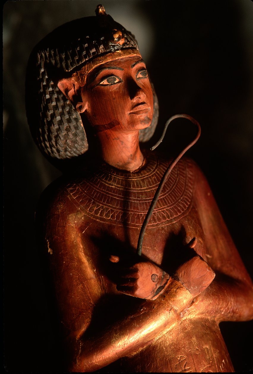 Luxori Múzeum; Egyiptom, Tutanhamon király, Tutanhamon, Tutanhamon, Ushabti, 2001 (fotó) alkotó: Kenneth Garrett