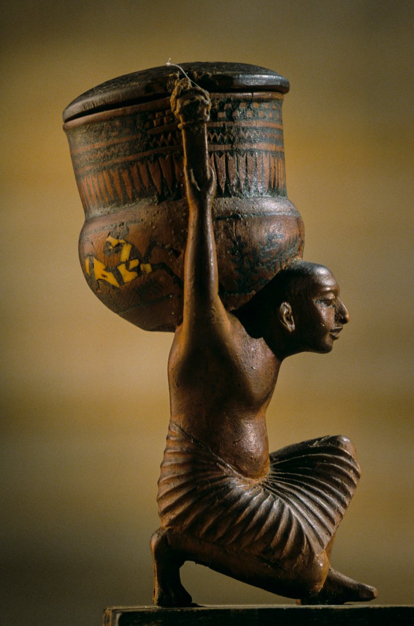 Unguent edény; Haity sírja; IV. Amenhotep uralkodása; Akhenaten; Amarna,, 2009 (fotó) alkotó: Kenneth Garrett