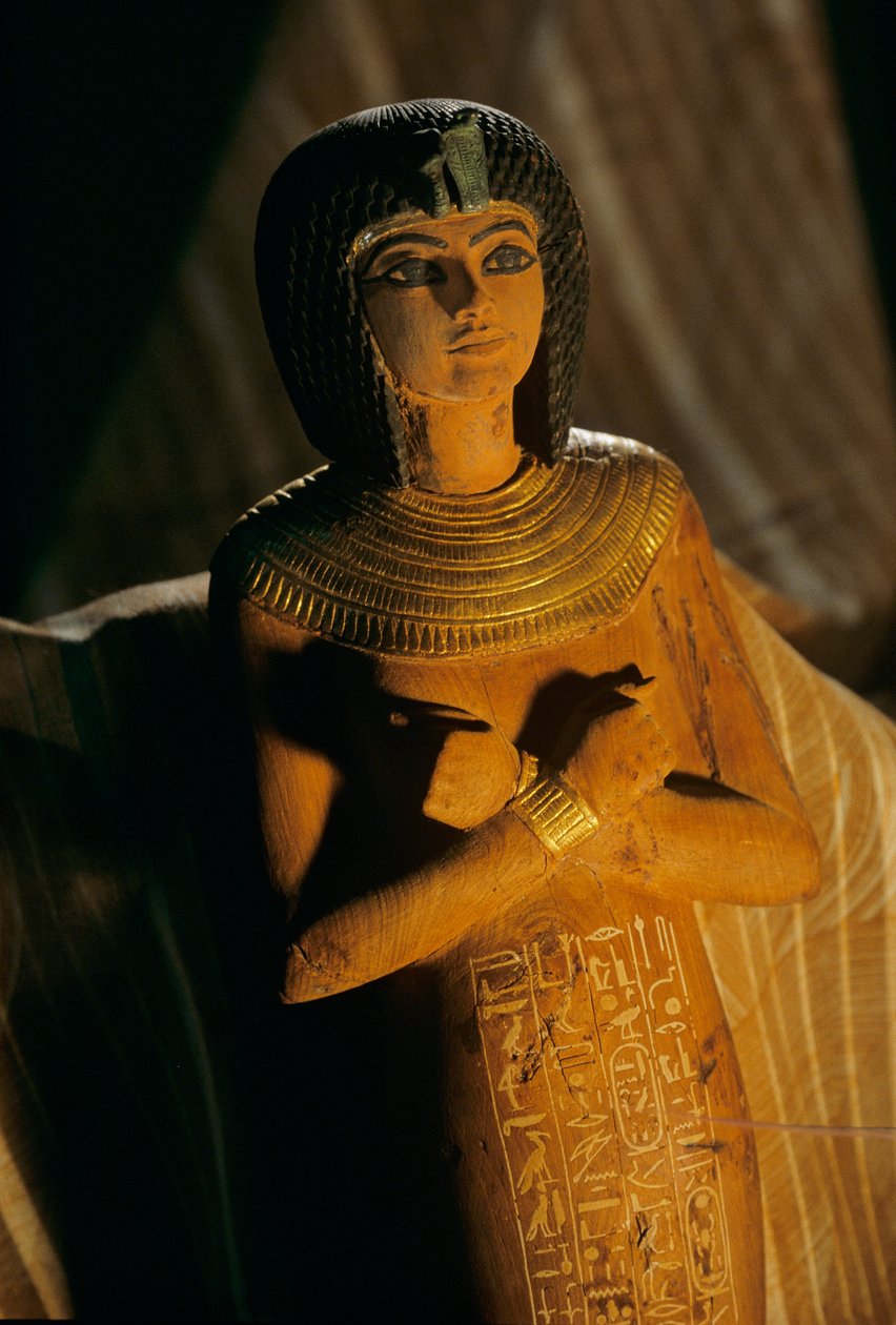 Fából készült shabti, 2009 (fotó) alkotó: Kenneth Garrett