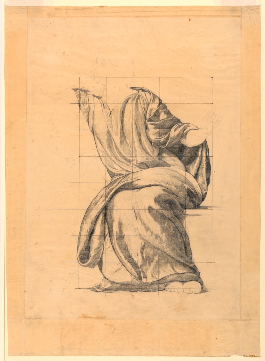 Drapery Study for Peace, "The Beneficence of the Law", falfestmény az Essex Megyei Bíróságon, Newark, New Jersey alkotó: Kenyon Cox