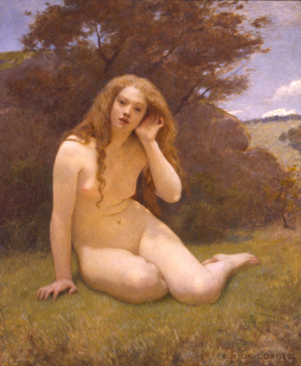 Echo, 1892. alkotó: Kenyon Cox