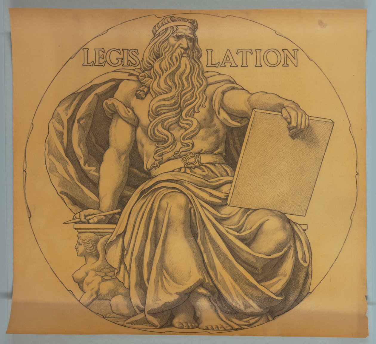 Jogszabályok, Cartoon for Mosaic in Wisconsin State Capitol Rotunda alkotó: Kenyon Cox