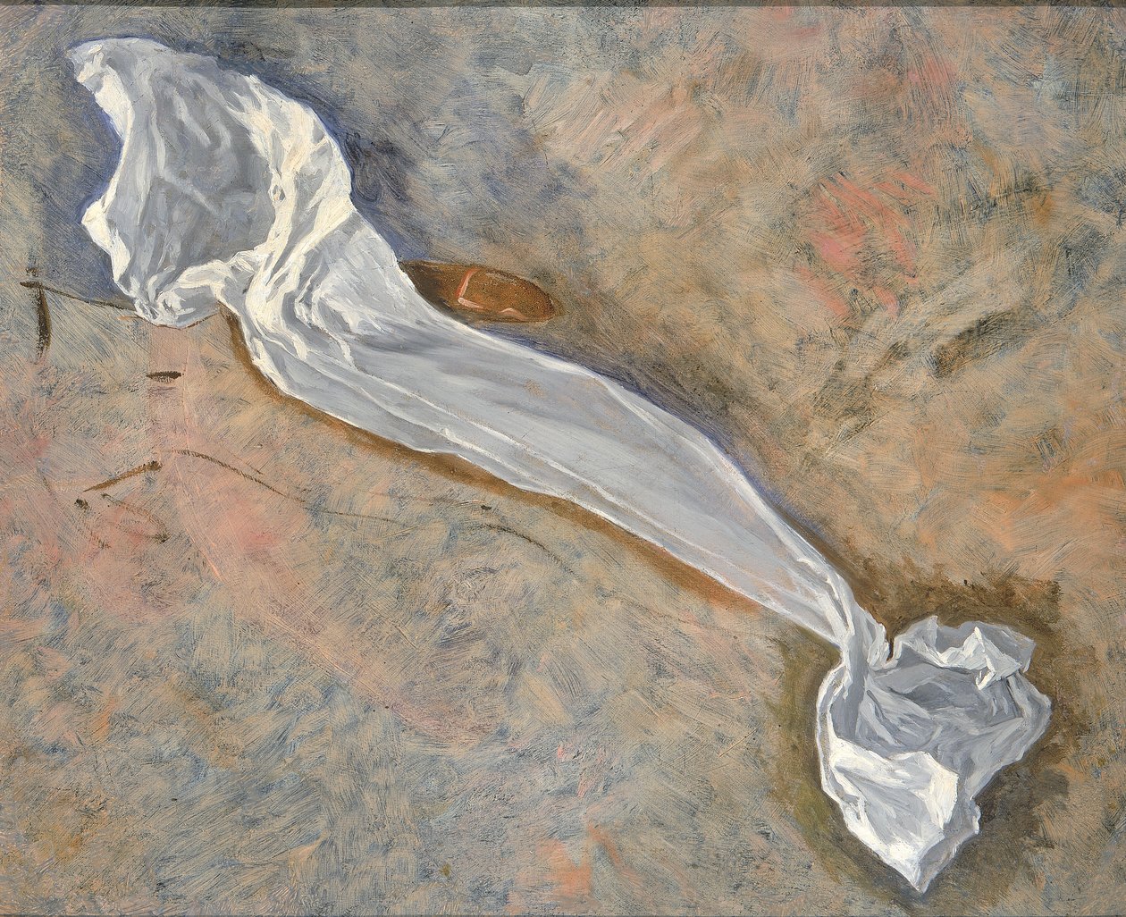 Tanulmány az ideális követésének drapériájához, 1891. alkotó: Kenyon Cox