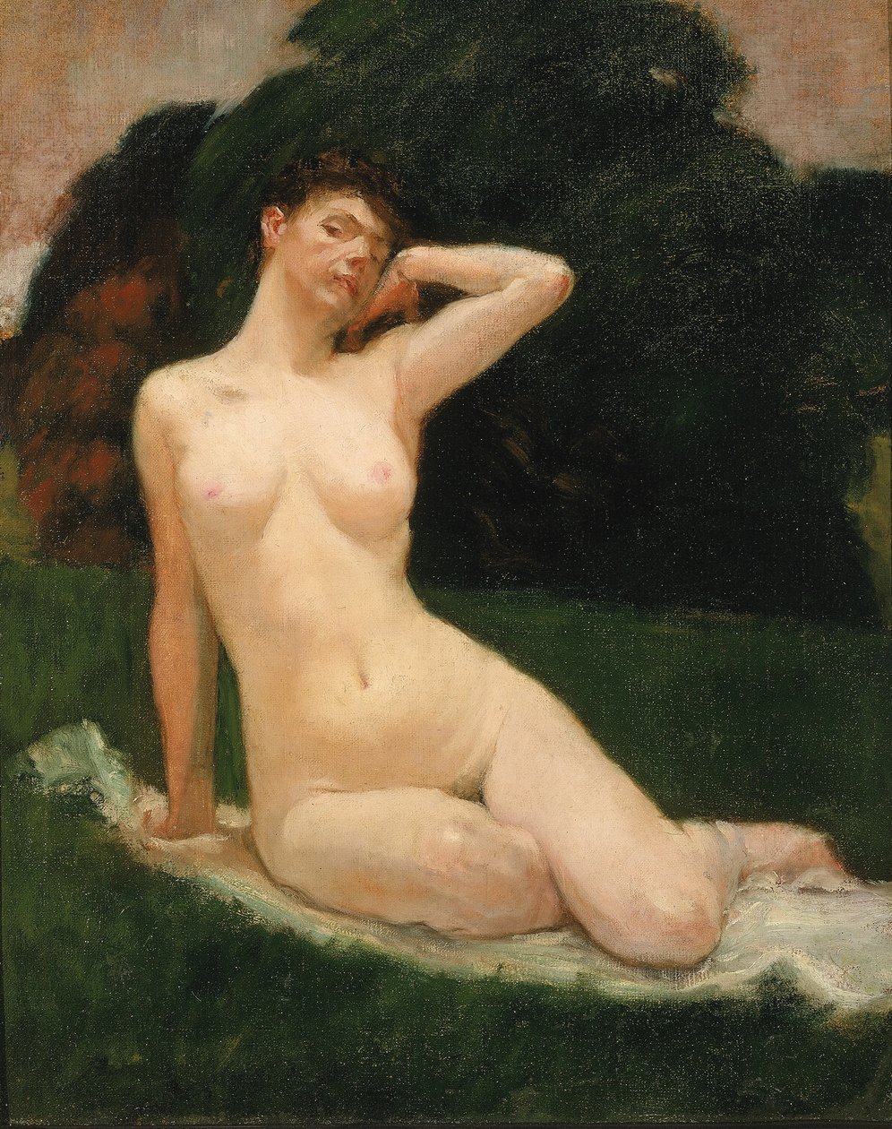 Tanulmány estére, 1883. alkotó: Kenyon Cox