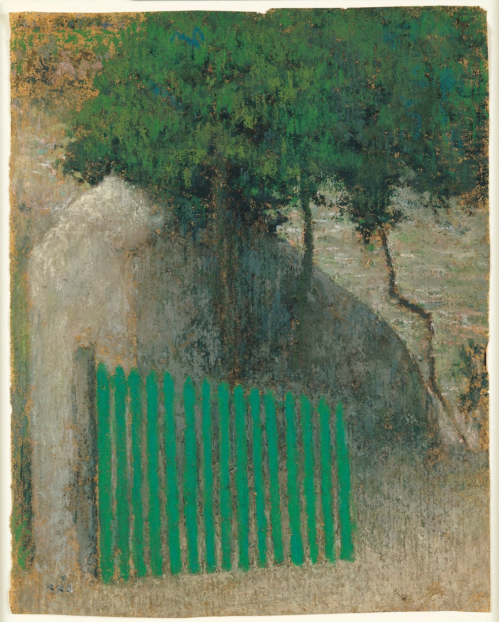 A kapu, 1892 körül (pasztell, papíron) alkotó: Ker Xavier Roussel
