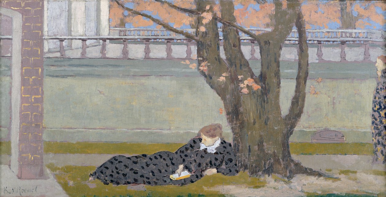 A terasz a Tuileriáknál, 1892-3 alkotó: Ker Xavier Roussel