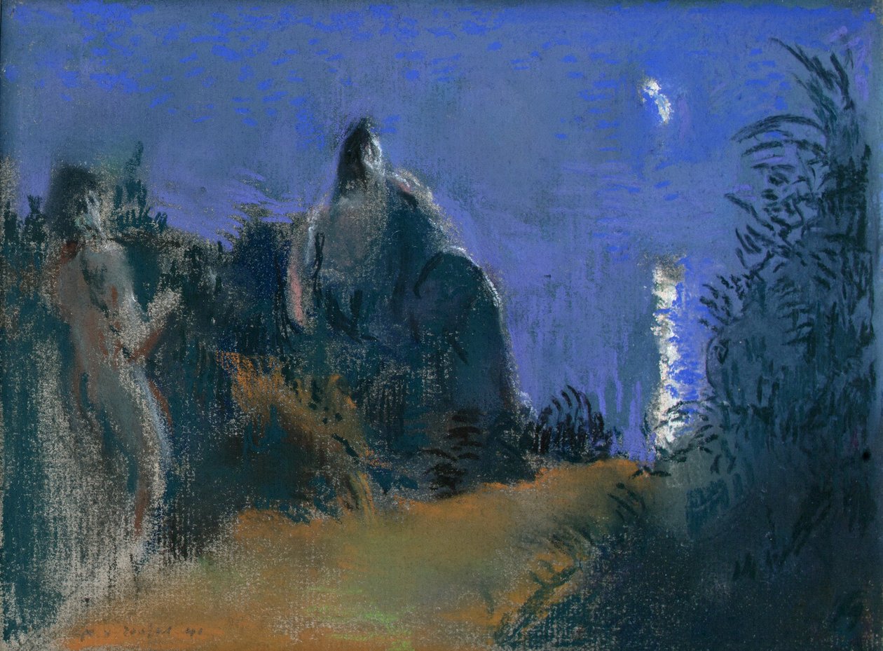 Holdfény a tenger felett, 1941. alkotó: Ker Xavier Roussel