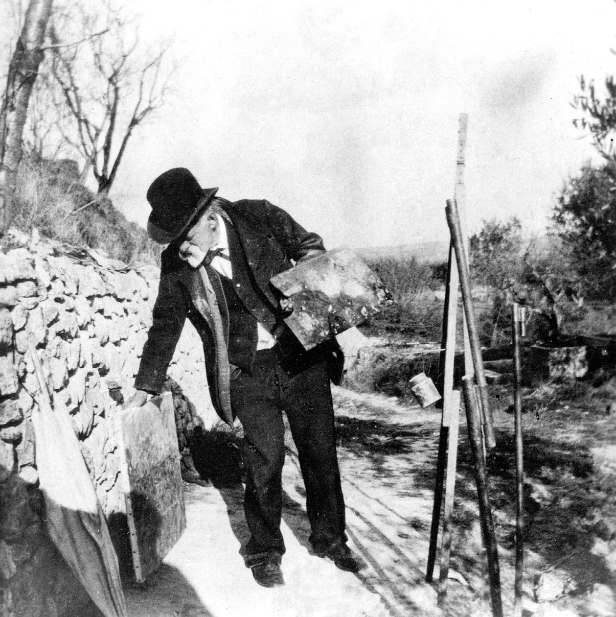 Paul Cezanne festménye Aix-en-Provence-ban alkotó: Ker Xavier Roussel