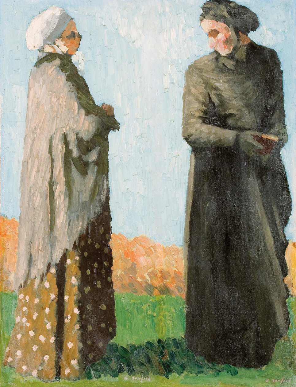 Parasztok vasárnapi ruhában, 1890 alkotó: Ker Xavier Roussel