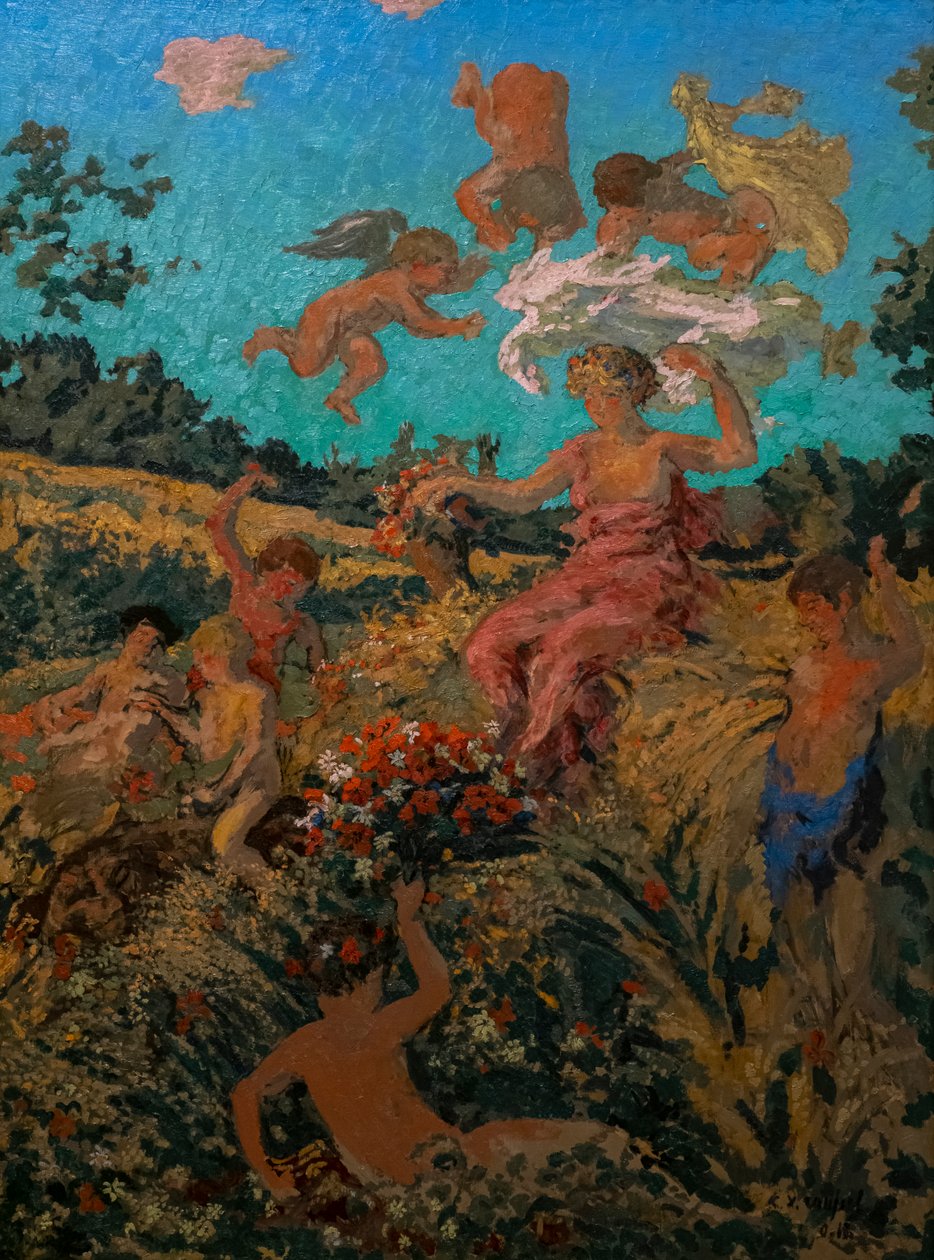 Bacchus diadala (Lelkipásztori Fesztivál) Diptichon alkotó: Ker Xavier Roussel