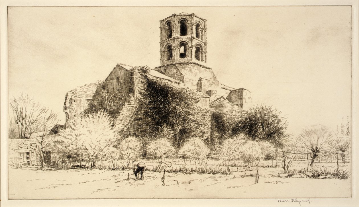 A plébános kertje, Arles alkotó: Kerr Eby