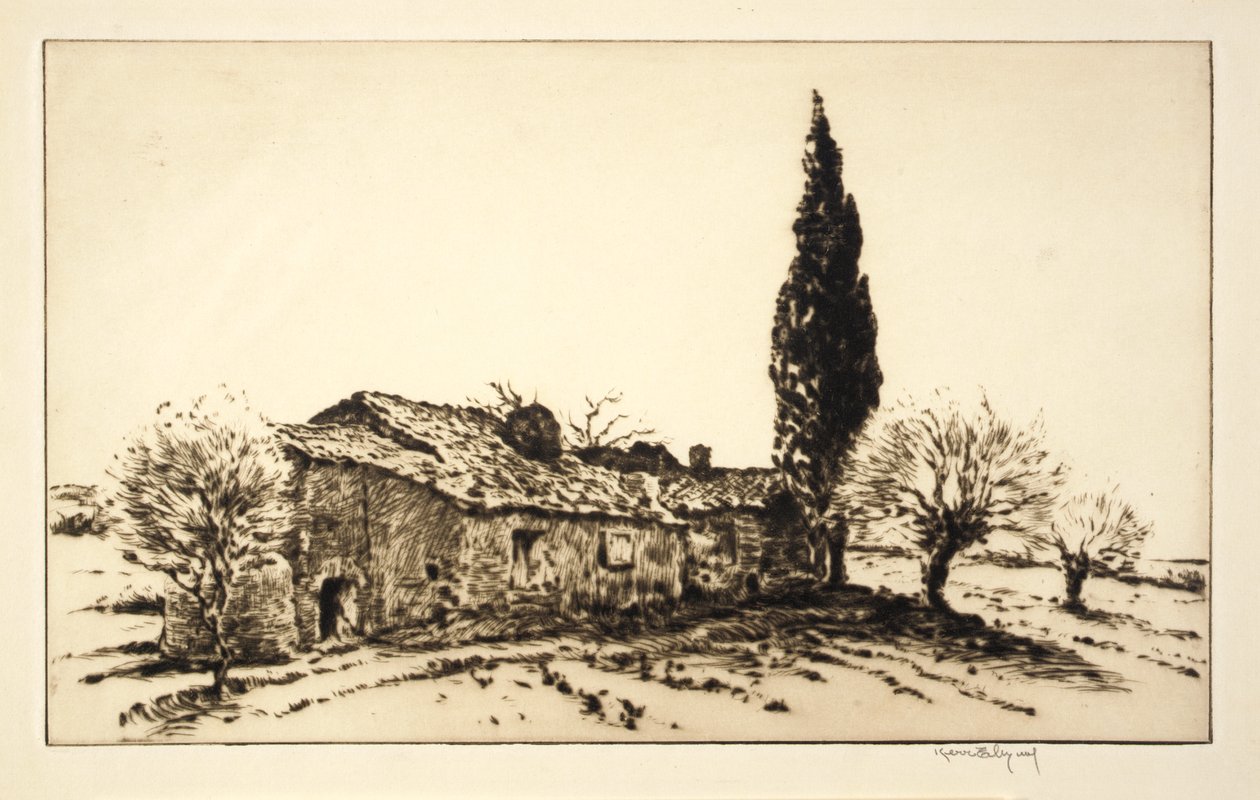 Elhagyatott tanya, St. Cyr alkotó: Kerr Eby
