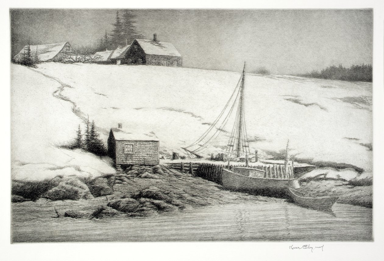 Hatchet Cove, Maine alkotó: Kerr Eby