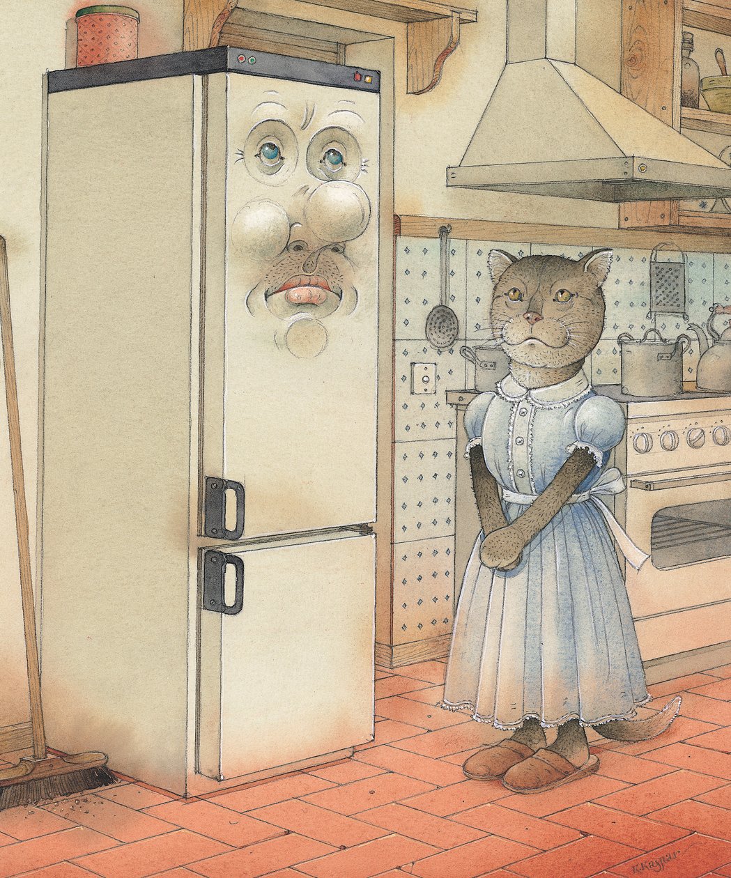 Love Story, 2003 (wc papíron) alkotó: Kestutis Kasparavicius