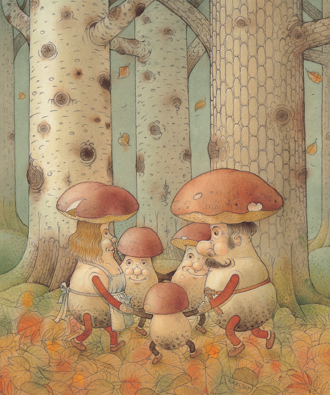 Gomba, 2005 (wc papíron) alkotó: Kestutis Kasparavicius