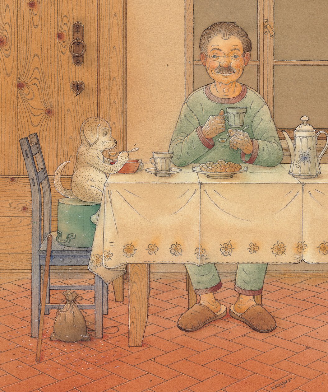 Titokzatos vendég, 2005 (wc papíron) alkotó: Kestutis Kasparavicius