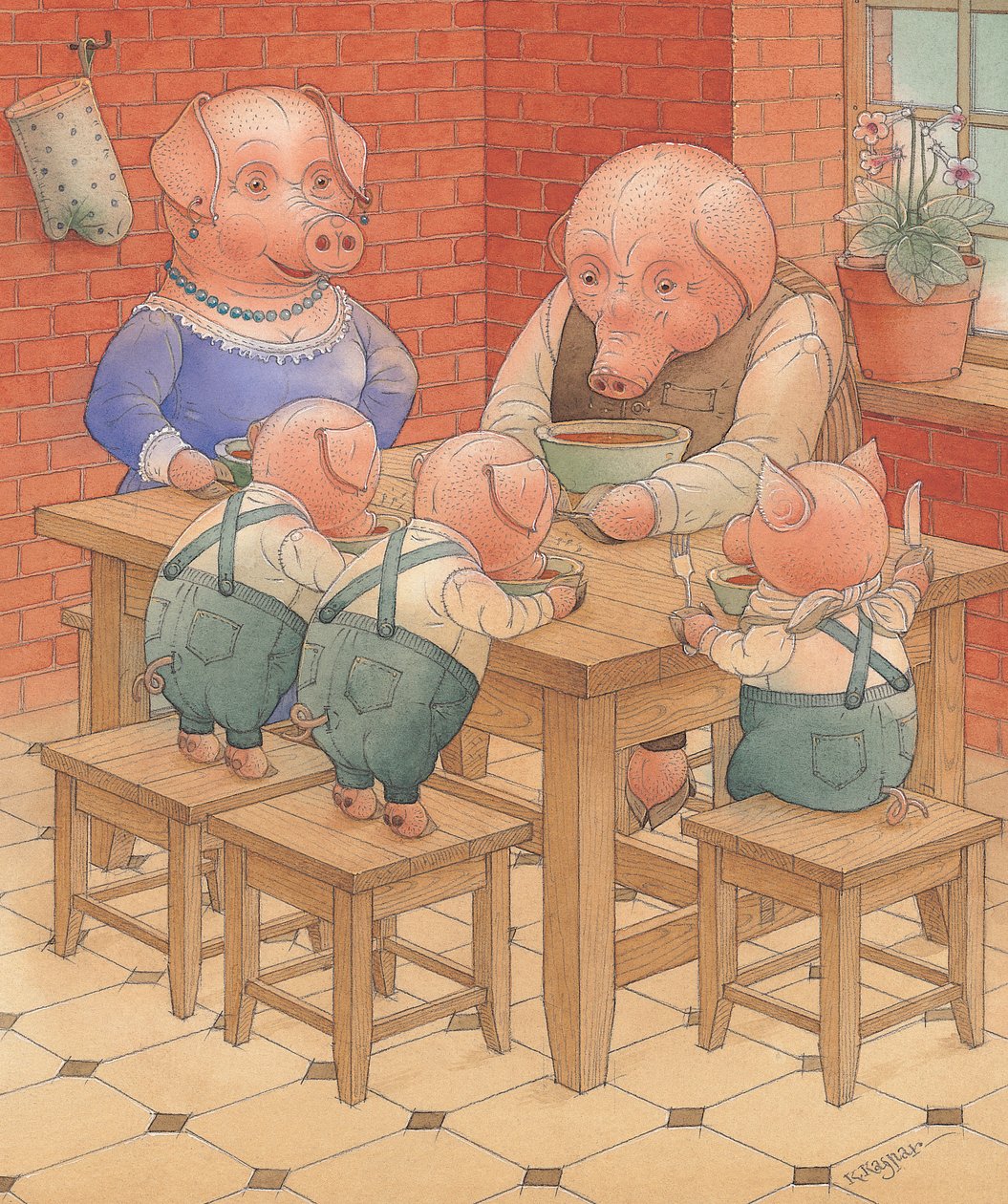 Malacok, 2005 (wc papíron) alkotó: Kestutis Kasparavicius