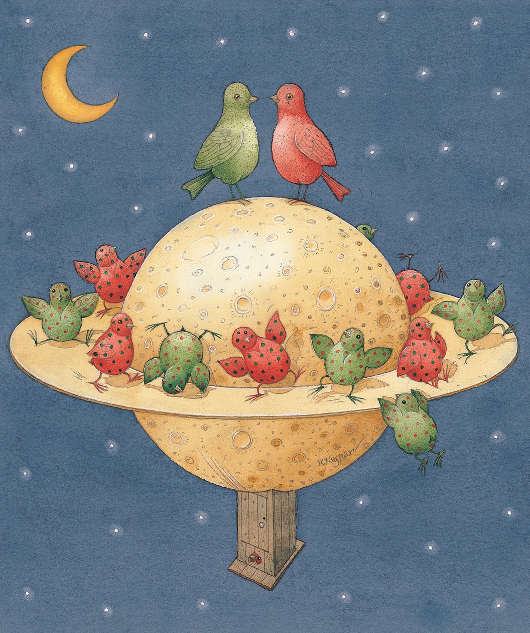 Planet, 2003 (wc papíron) alkotó: Kestutis Kasparavicius