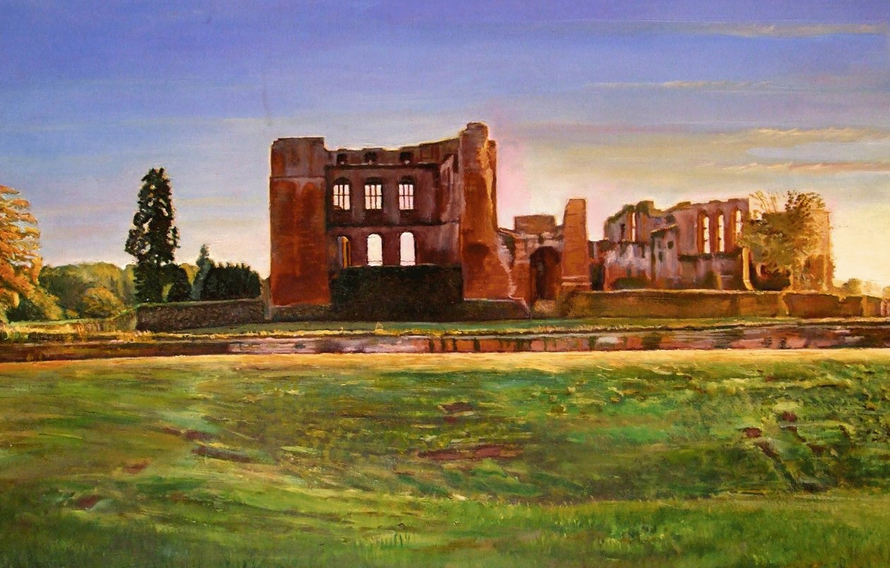 Kenilworth Castle Grandeur, 2008 alkotó: Kevin Guild of Railway Artist Parrish