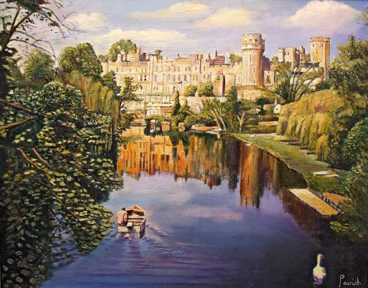 Warwick kastély, 2008 alkotó: Kevin Guild of Railway Artist Parrish