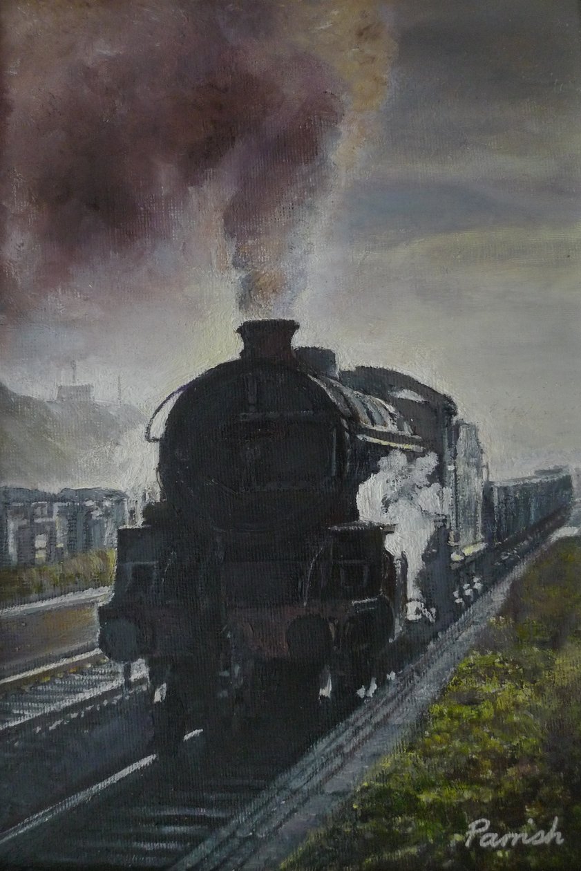 Jön a vonat, 2013 alkotó: Kevin Guild of Railway Artist Parrish