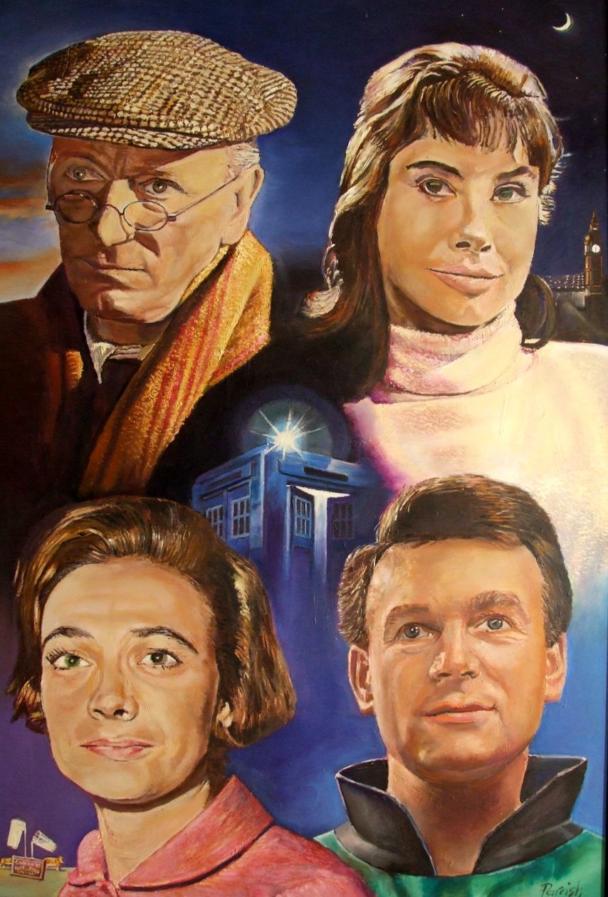 A mítoszteremtő négyes (Dr Who), 2003 (festmény) alkotó: Kevin Parrish