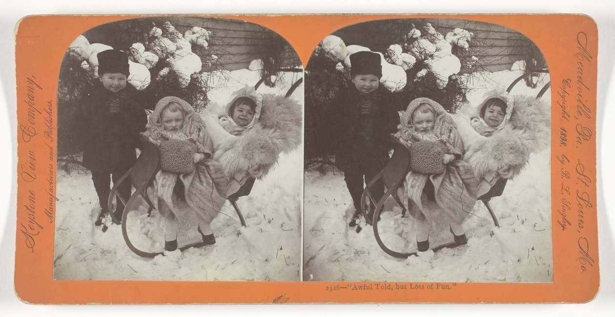 Borzalmasan elmesélve, de sok móka, 1898. alkotó: Keystone View Company
