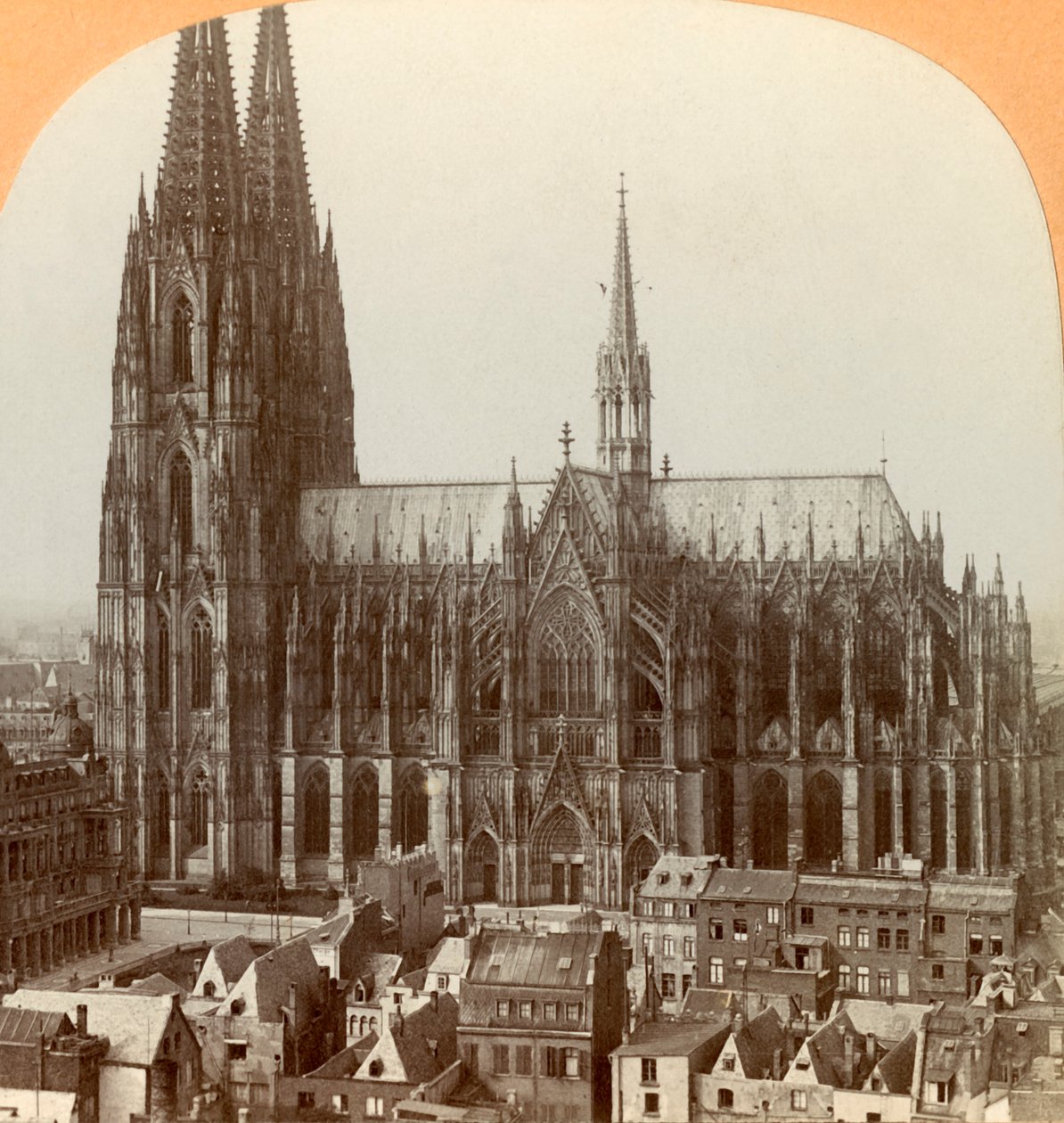 Kölni dóm, Köln, Németország, 1900 körül. alkotó: Keystone View Company