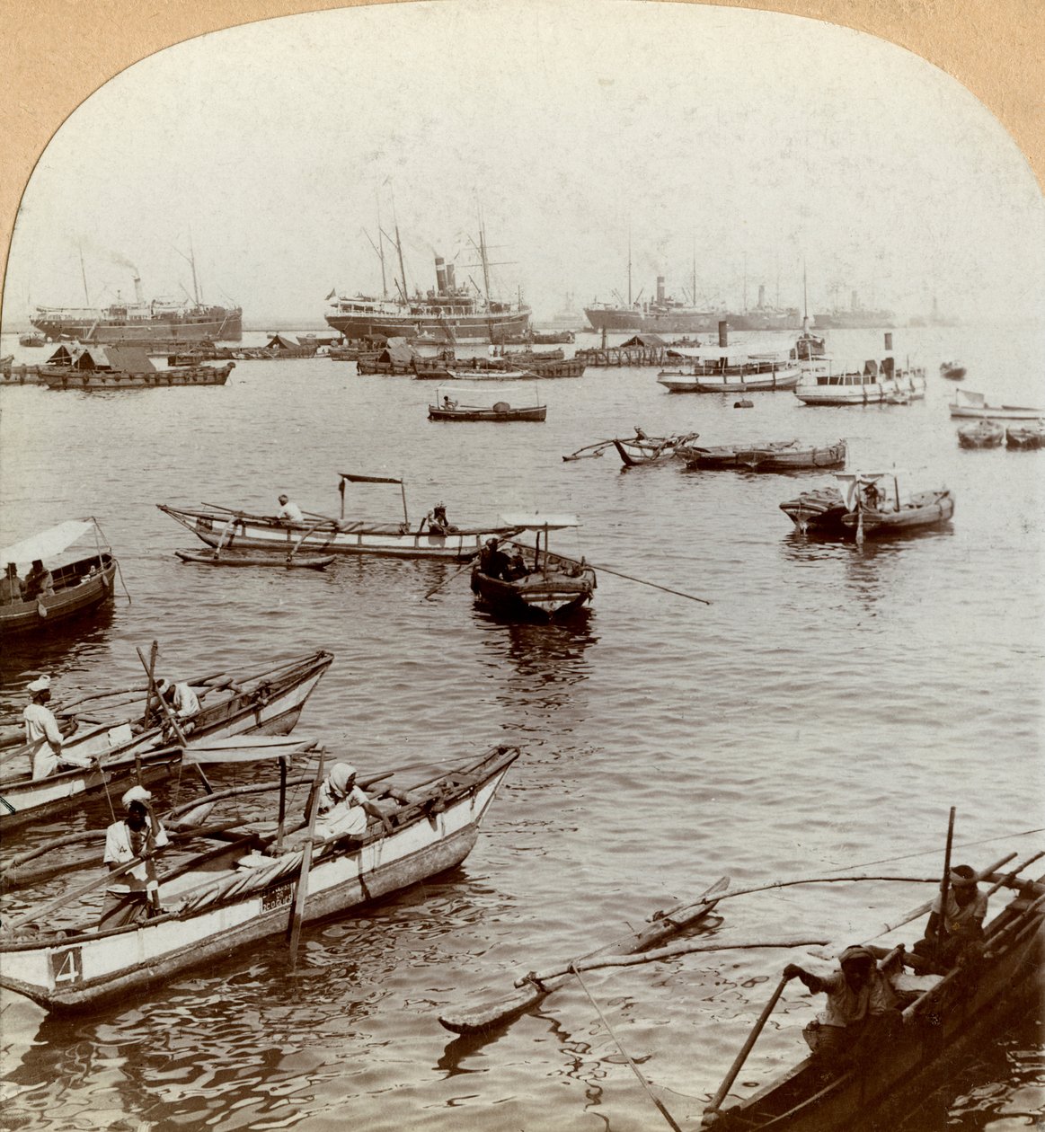 Colombo kikötője, Ceylon Sri Lanka. alkotó: Keystone View Company
