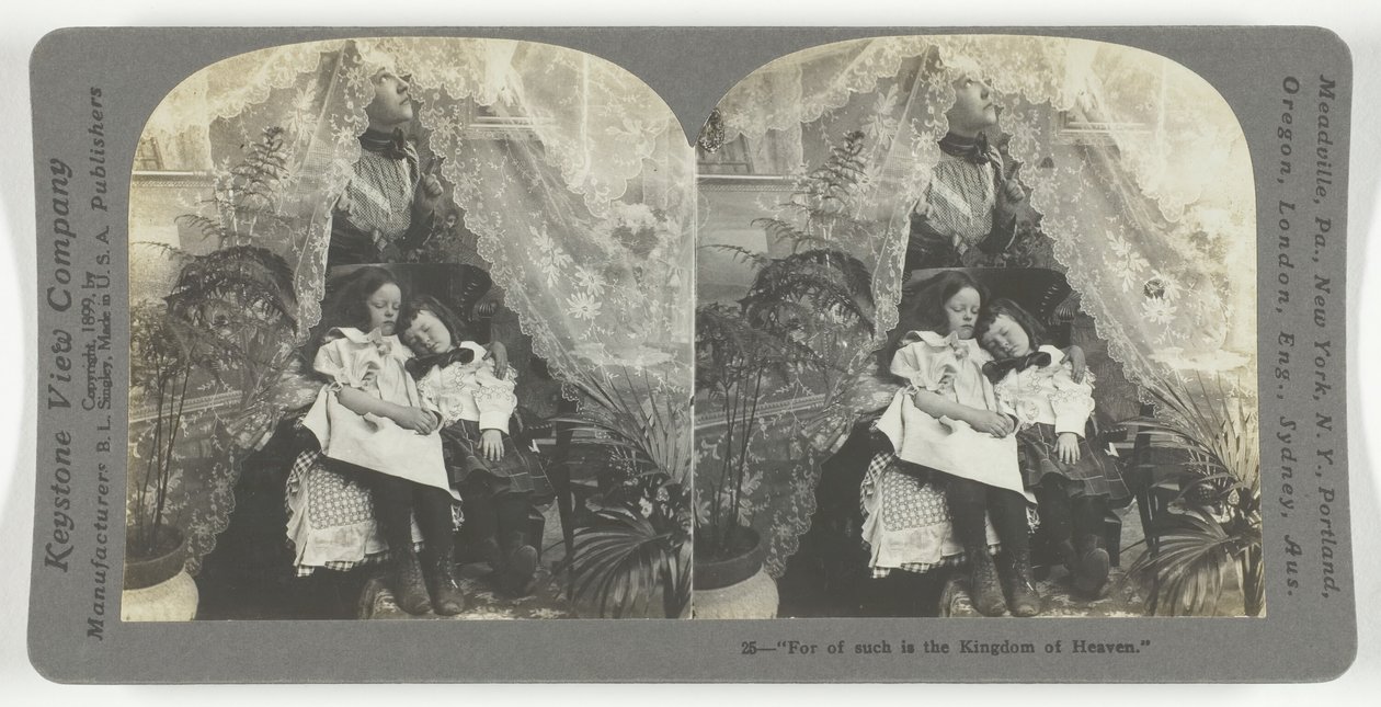 Mert ilyen a Mennyek Királysága, 1899. alkotó: Keystone View Company