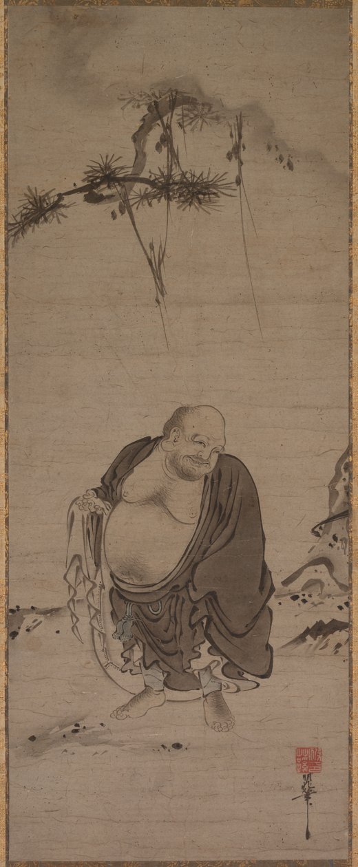 Hotei, 1300-as évek vége – 1400-as évek eleje. alkotó: Kichizan Mincho