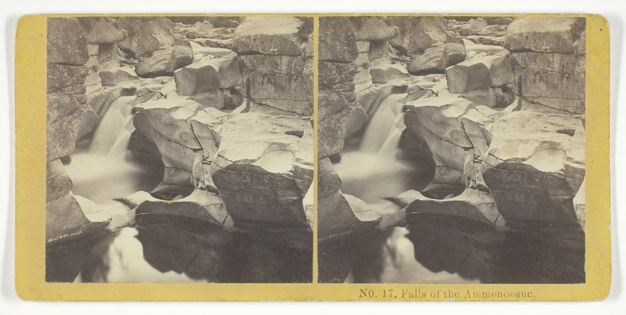 Falls of the Ammonoosuc, 185575. Alkotók: Kilburn Brothers, BW Kilburn. alkotó: Kilburn Brothers, BW Kilburn