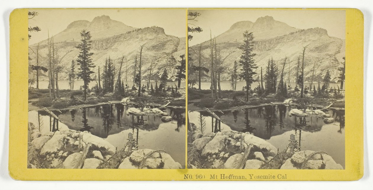 Mt. Hoffman, Yosemite, Cal., 185575. Alkotók: Kilburn Brothers, BW Kilburn. alkotó: Kilburn Brothers, BW Kilburn