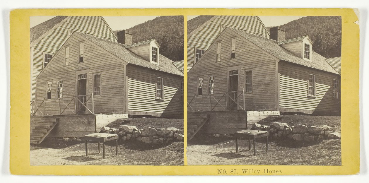 Willey House, 185575. Alkotók: Kilburn Brothers, BW Kilburn. alkotó: Kilburn Brothers, BW Kilburn