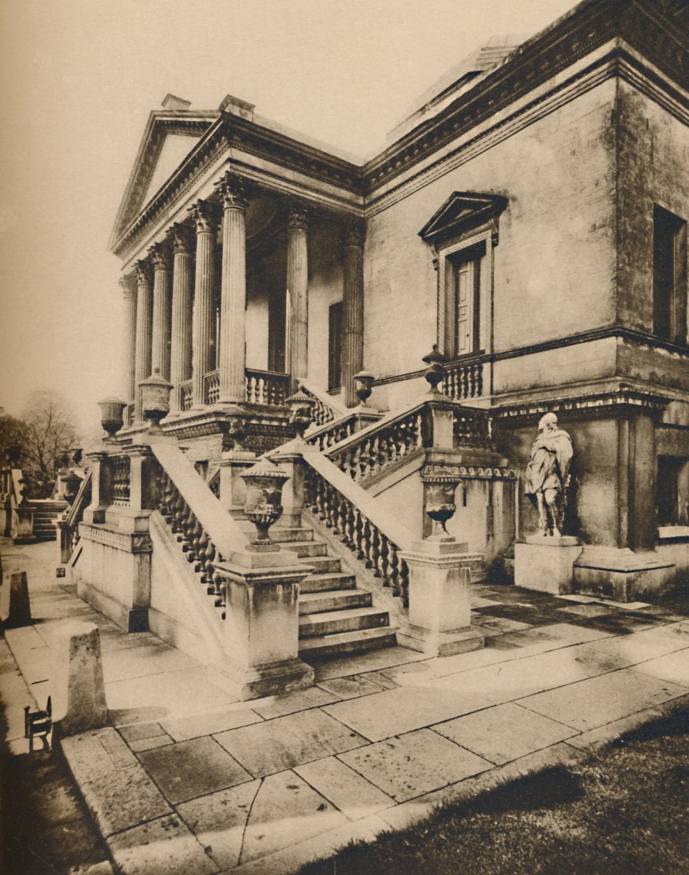 „Chiswick-ház portékás bejárata, egy tizennyolcadik századi túlélés”, 1935. alkotó: King