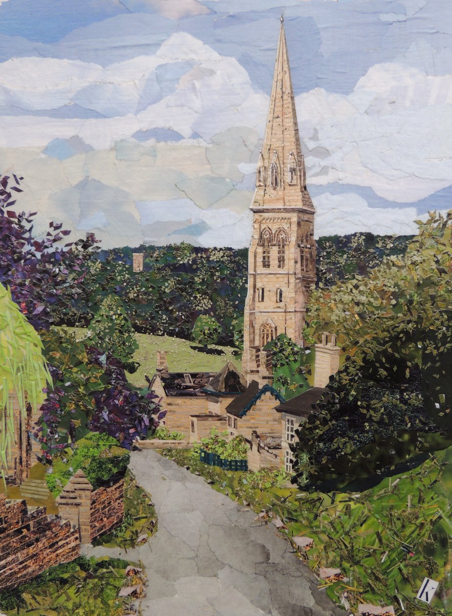 Edensor falu alkotó: Kirstie Adamson