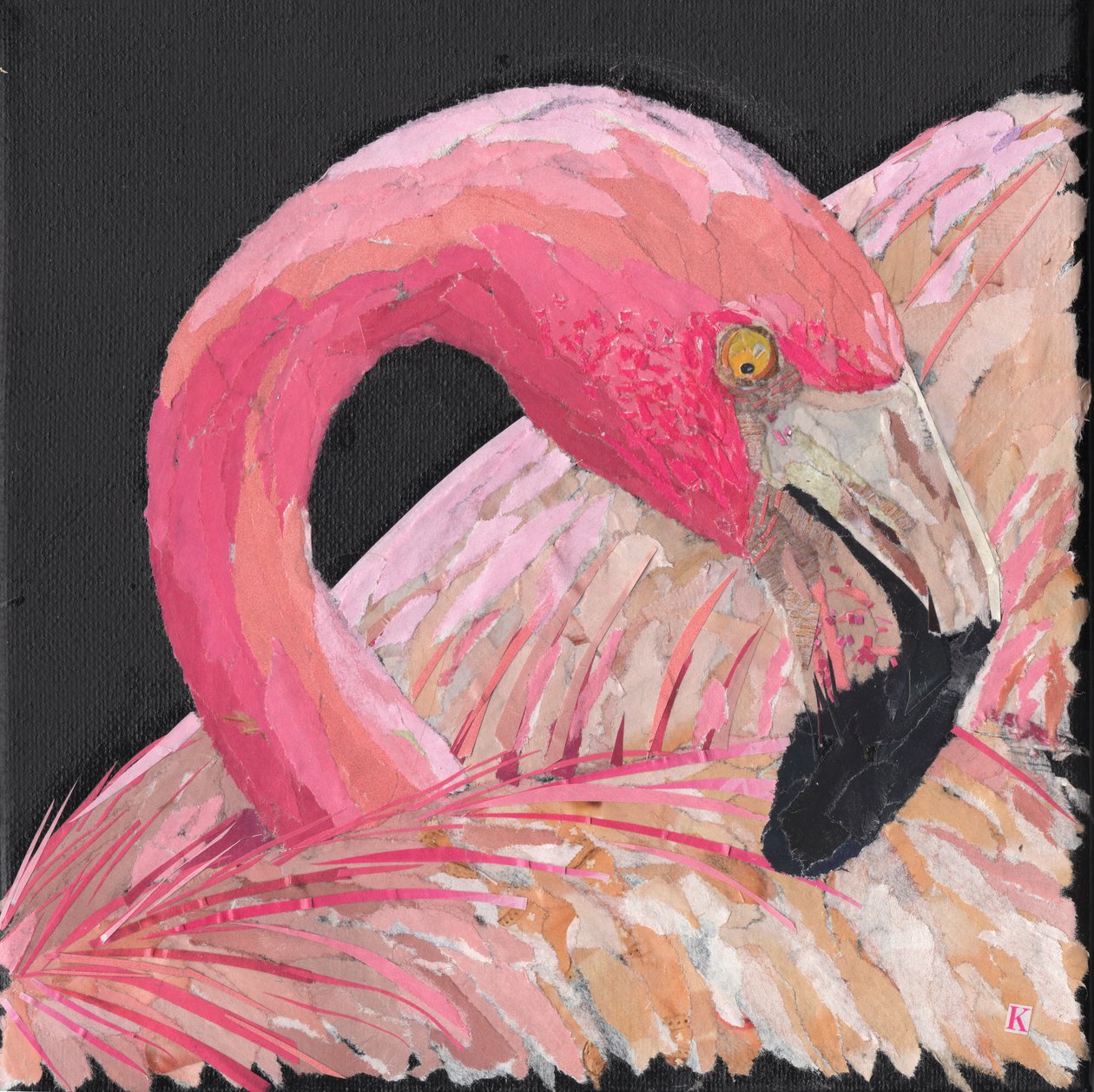 Flamingó alkotó: Kirstie Adamson