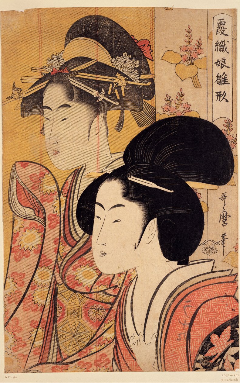 Két szépség bambuszból alkotó: Kitagawa Utamaro
