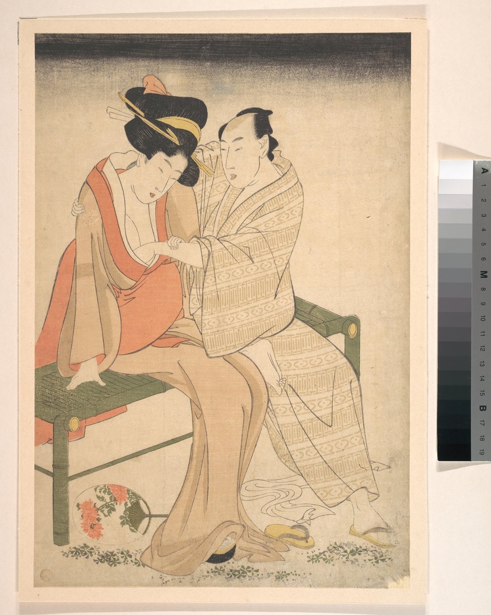 Egy szerelmespár alkotó: Kitagawa Utamaro