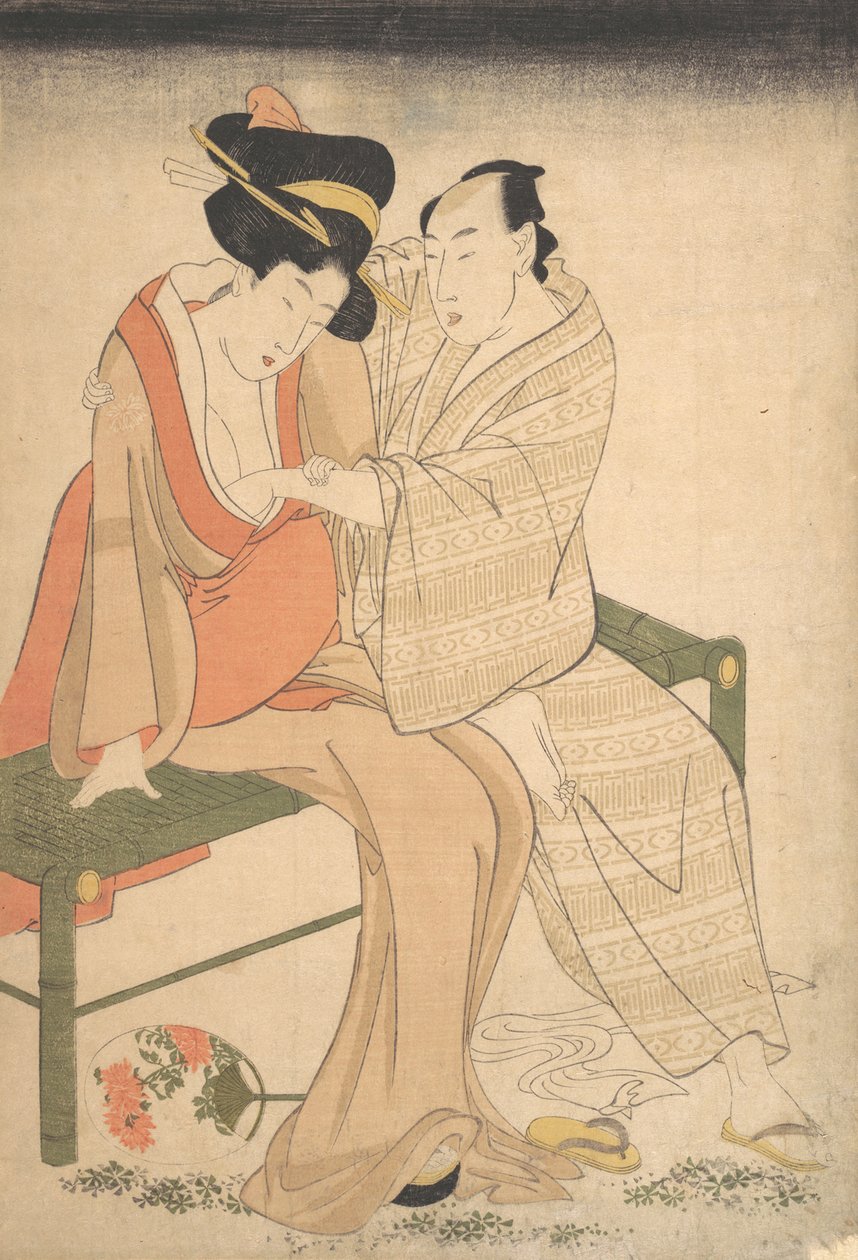 Egy szerelmespár, 1795. alkotó: Kitagawa Utamaro