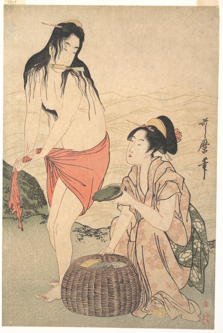 Abalone Divers alkotó: Kitagawa Utamaro
