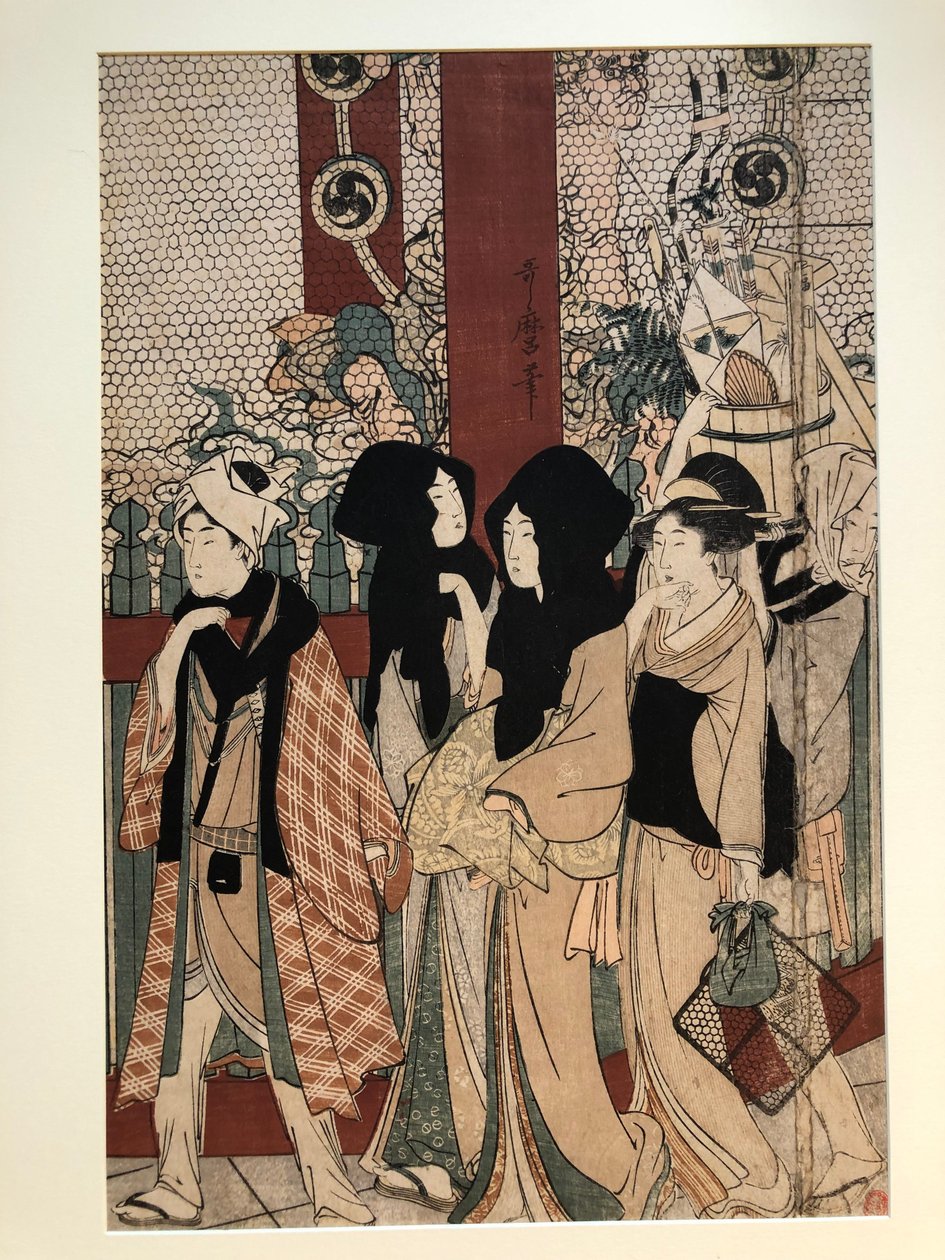 Aszakusza-templom alkotó: Kitagawa Utamaro