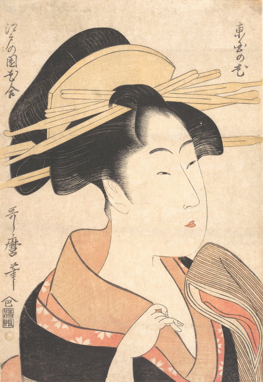 Azumaya virága? 1790. alkotó: Kitagawa Utamaro
