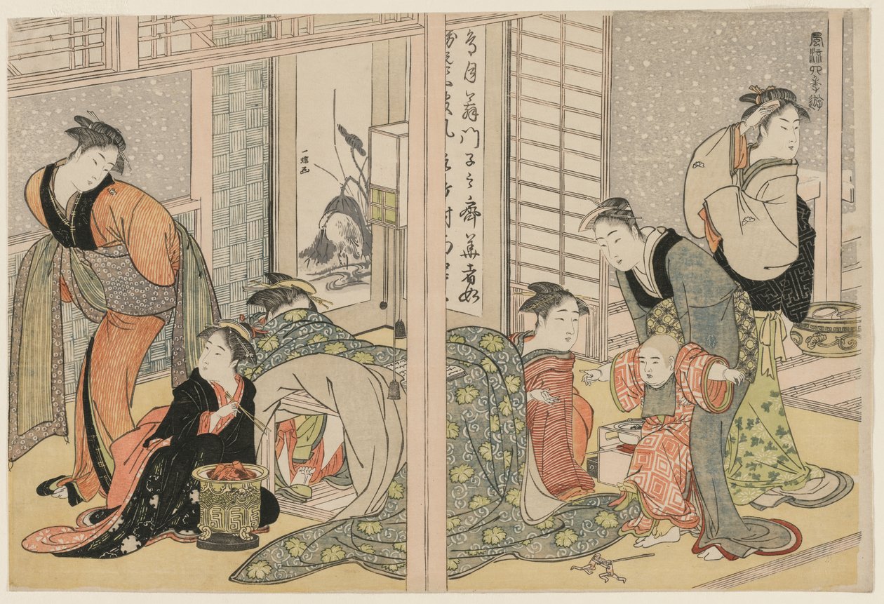 A négy évszak elegáns örömei alkotó: Kitagawa Utamaro